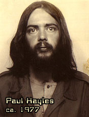 Paul Hayles, ca. 1977