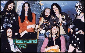 Hawkwind and Stacia (dancer) - 1972